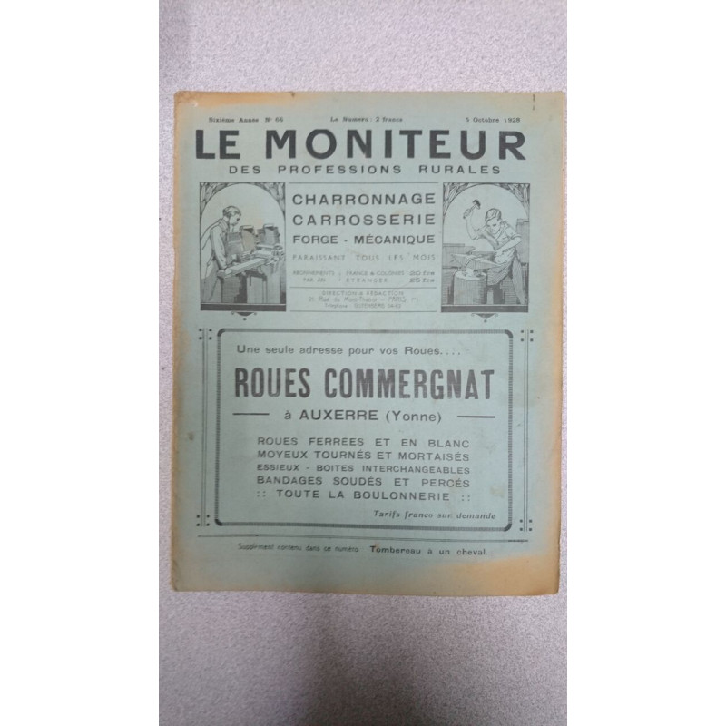 La moniteur n° 66 / Octobre 1928