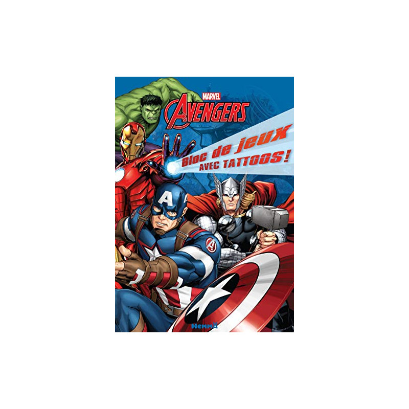 Marvel - Avengers - Bloc de jeux avec tattoos
