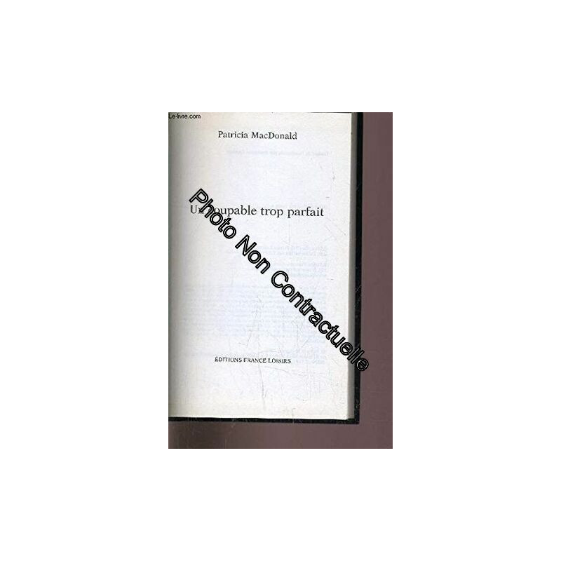 Un coupable trop parfait (Suspense)