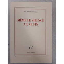 Même le silence a une fin