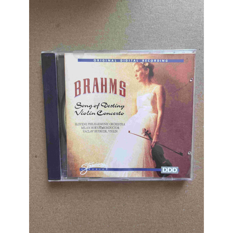 Brahms: Song of destiny violin concerto/ CD
