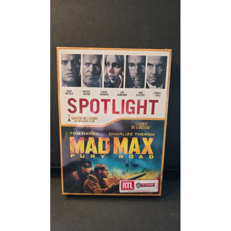 Coffret Oscars 2016 : Spotlight + Mad Max Fury Road