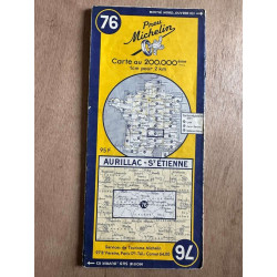 Pneu michelin Carte au 200 000 ème 1cm pour 2km n°76