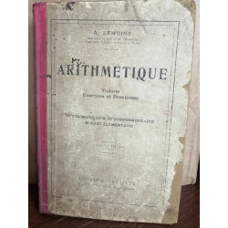 a lemoine Arithmétique Théorie exercices et problèmes hachette