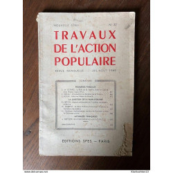 Travaux de l'action populaire n32