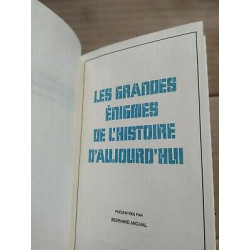 Bernard Michal les grandes enigmes de l'histoire...