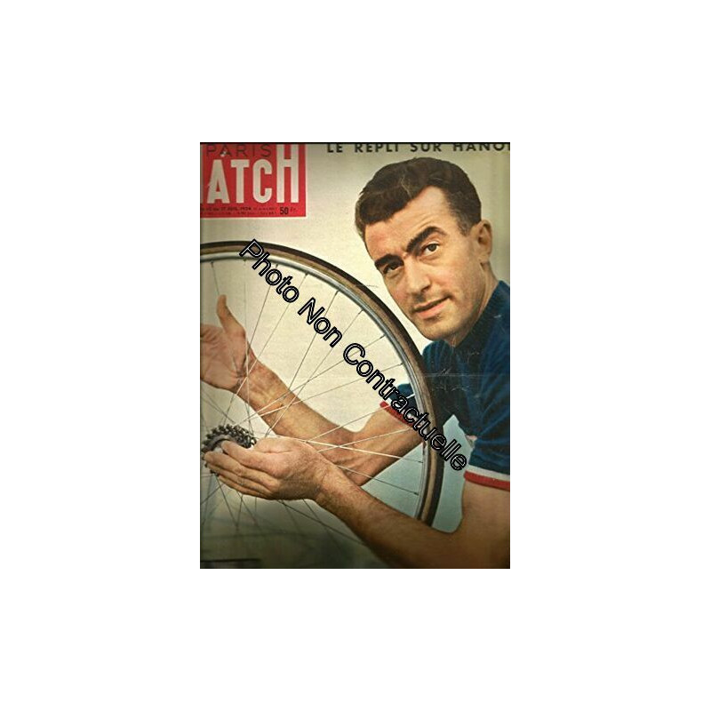 PARIS MATCH N° 276 : LOUISON BOBET EN COUVERTURE TOUR DE FRANCE 1954