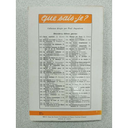 Que sais je? L'Acoustique des bâtiments