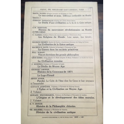 L'EGLISE ET LA CIVILISATION AU MOYEN AGE TOME 3