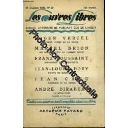 Les oeuvres libres. nouvelle serie n°29. yande femme de la houle...