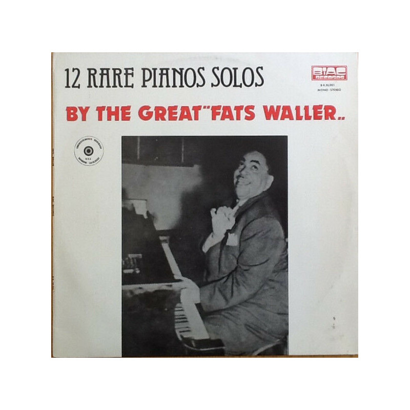 12 Rare Pianos Solos By The Great Fats Waller