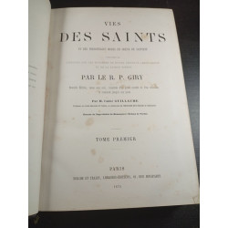 Vies des saints Tome Premier