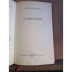 Le père goriot Ministère de l'Education nationale