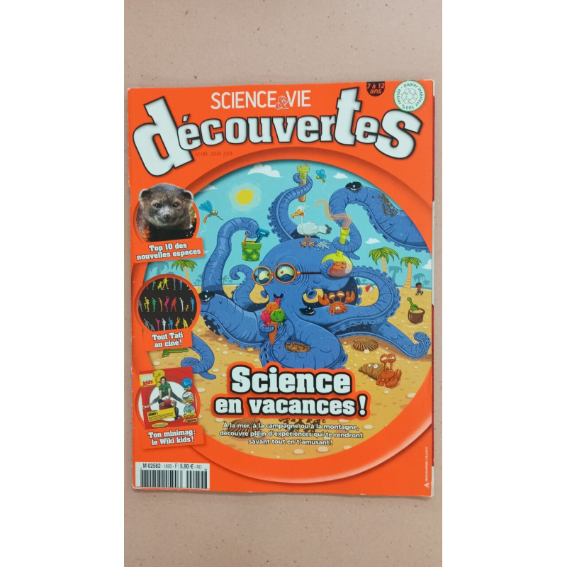 Revue Science et Vie Découverte 7-12 ans N° 189 S