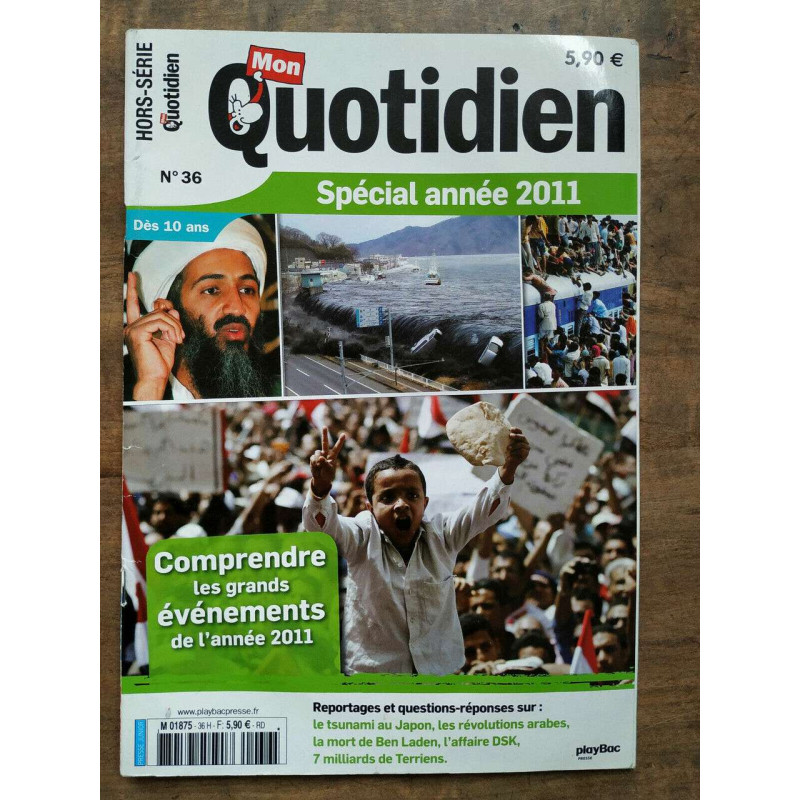 Mon Quotidien n36 Spécial année