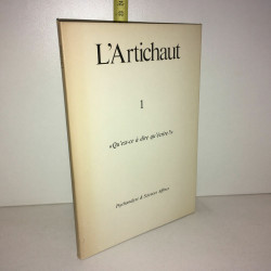 L'ARTICHAUT n 1 qu'est ce A DIRE QU'ECRIRE 1985