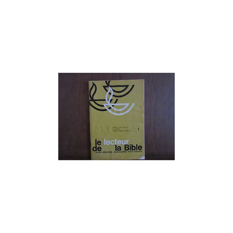 le lecteur de la Bible