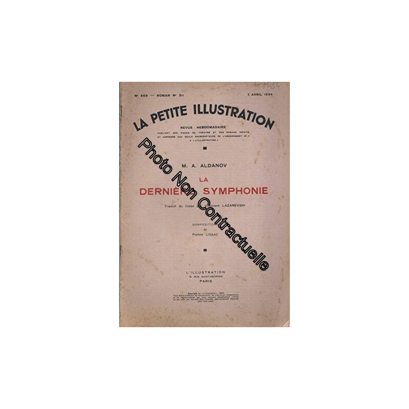 La Petite illustration théâtrale N° 349 : Liberté provisoire...