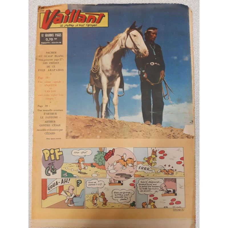 Vaillant Nº876 - Le Journal Le Plus Captivant