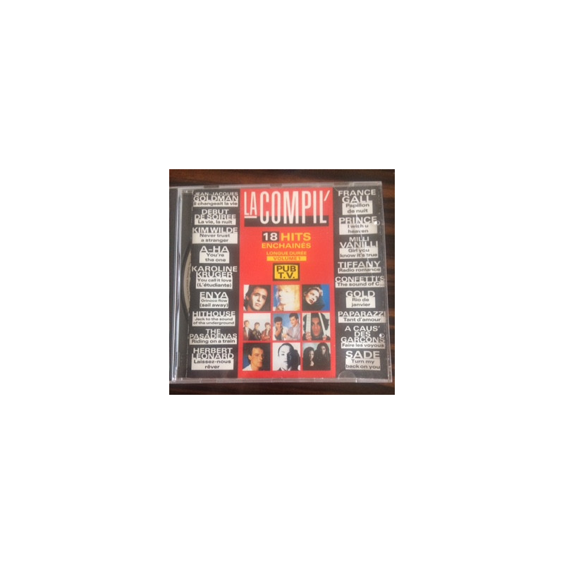 LA COMPIL 18 HITS ENCHAINES LONGUE DUREE VOLUME 1 PUB T.V
