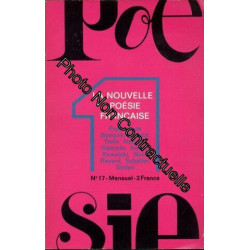 La nouvelle poésie française N° 17 Bosquet Chédid Dalle Norgare...