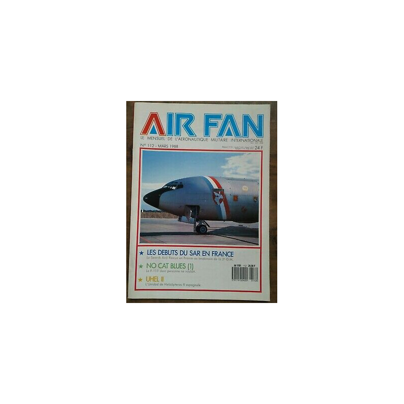 Air Fan Le Mensuel de L'aeronautique Militaire Nº 112 Mars 1988