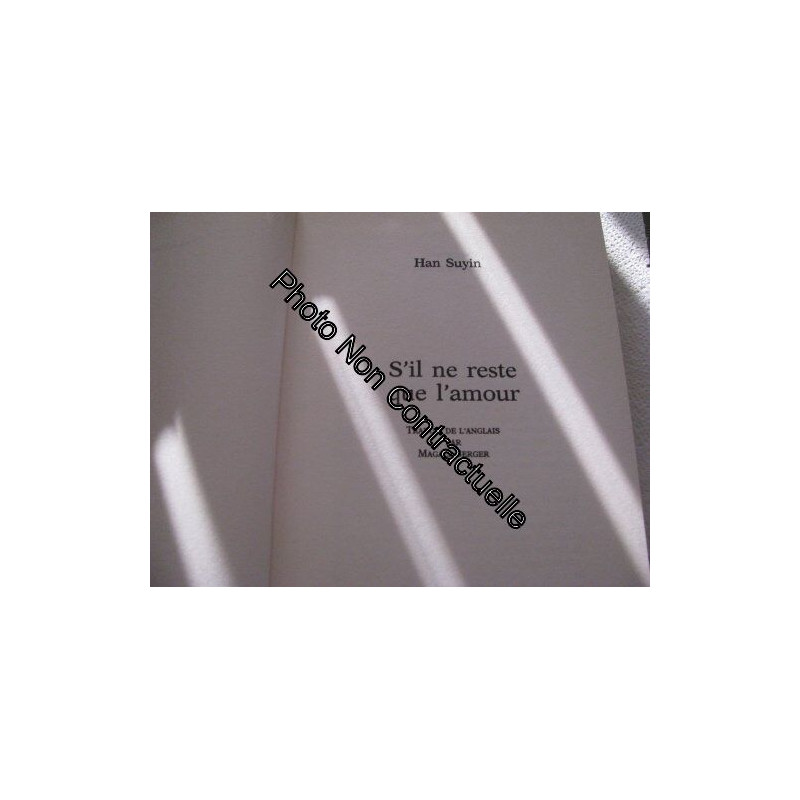 S'il Ne Reste Que L'Amour