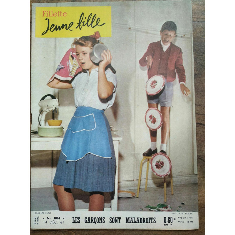 Fillette jeune fille n804 14 Décembre 1961