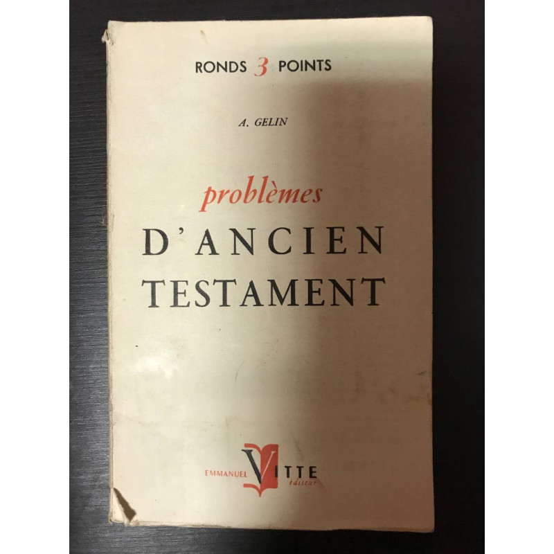 Problèmes d'ancien testament