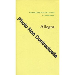 Allegra / Mallet-Joris François / Réf: 14472