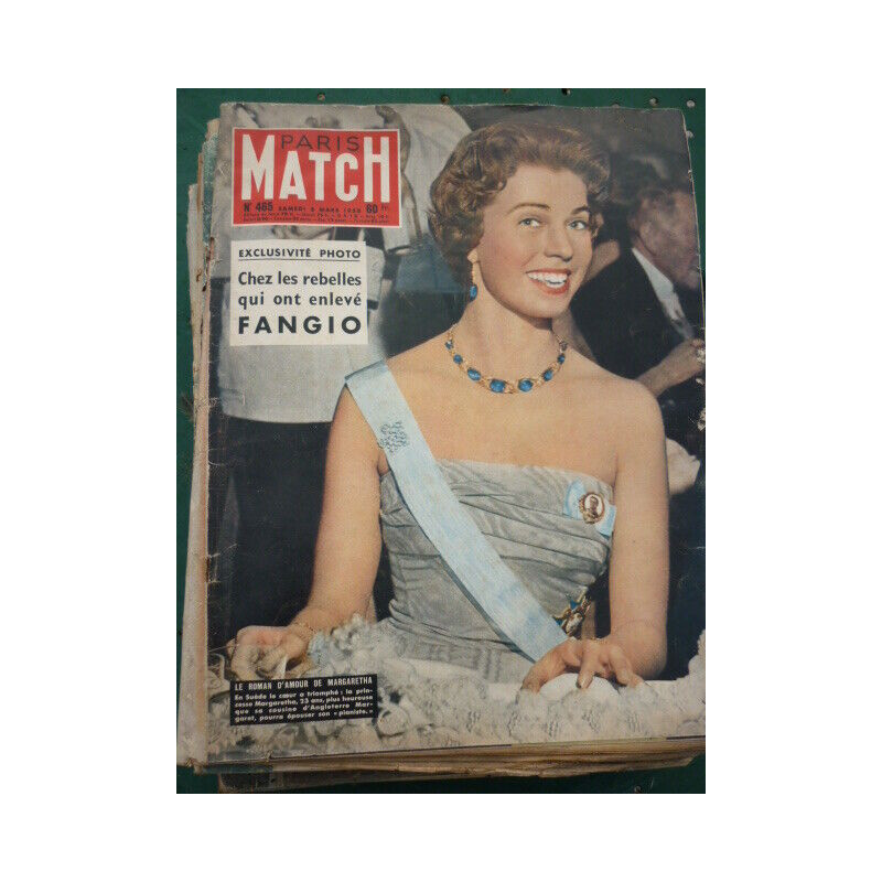 PARIS MATCH n 465 du 8 mars 1958 SUEDE PRINCESSE MARGARETHA