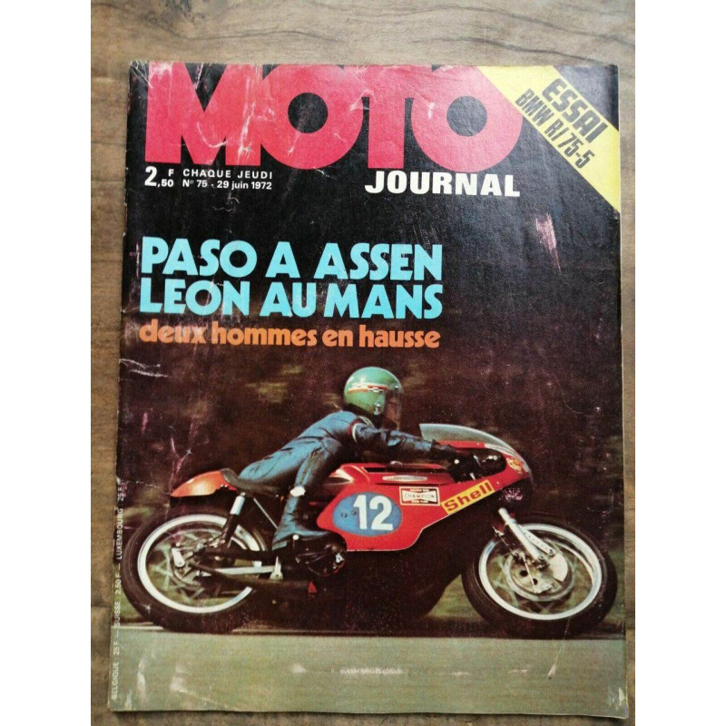 Moto Journal Nº 75 29 Juin 1972