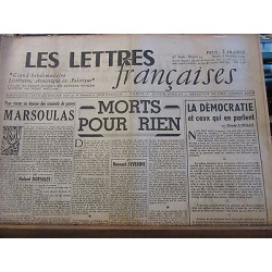 Les Lettres Françaises n34 16 Décembre 1944 paulhan peynet effel...