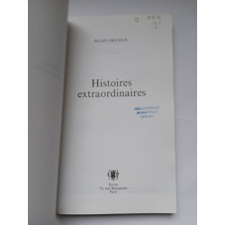Histoires extraordinaires