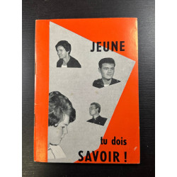 Jeune tu dois Savoir