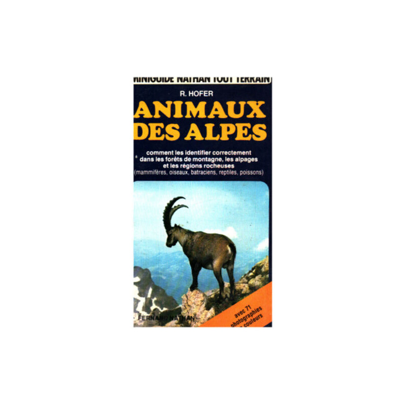 Miniguide tout terrain animaix des alpes