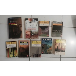 lot 9 excellents polars P D JAMES l'ile des morts meurtres en...