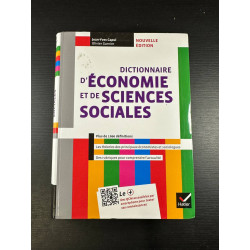 Dictionnaire d'économie et de sciences sociales éd. 2013