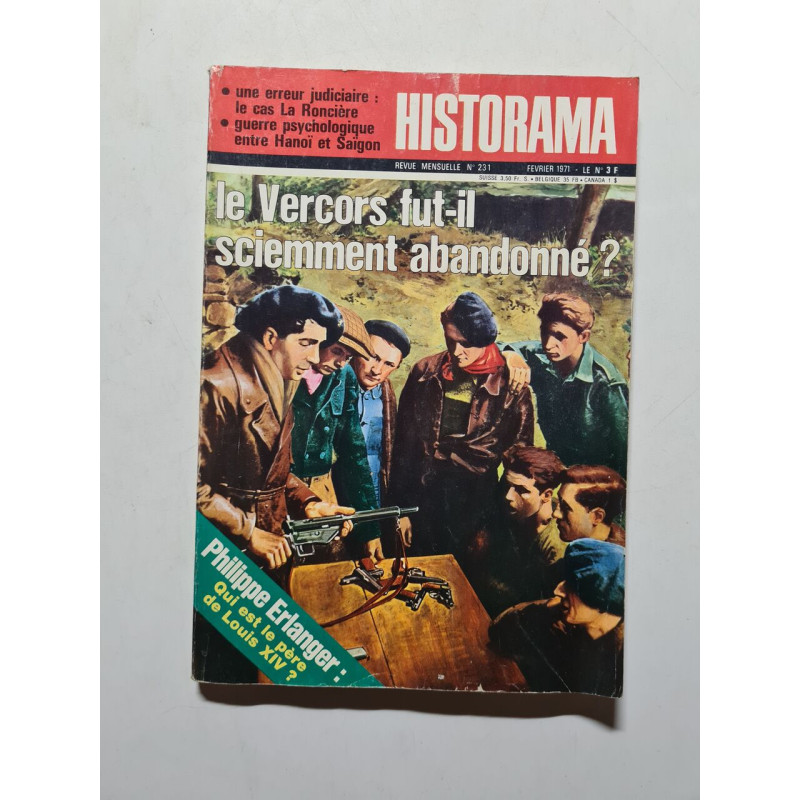 Historama nº 231 Le Vercors fut-il scientifiquement abandonné