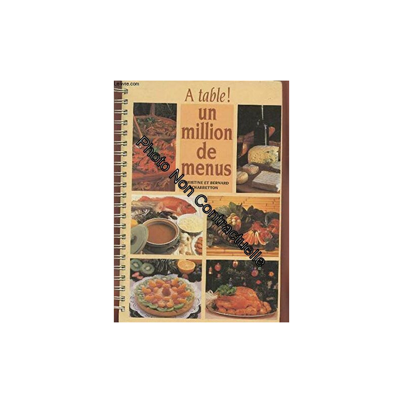 A table! Un million de menus