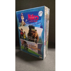 Coffret de 3 DVD: Niko le petit Renne/ L'ours montagne/ Chasseurs...