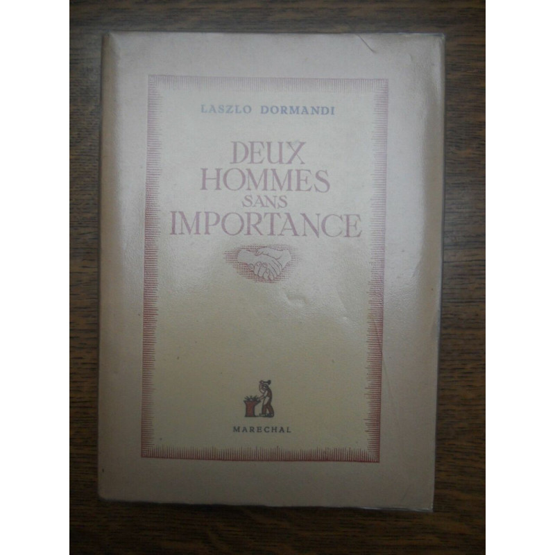Deux hommes dans importance