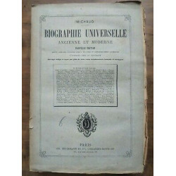 Biographie Universelle - Ancienne et moderne Tome Sixième et Cie