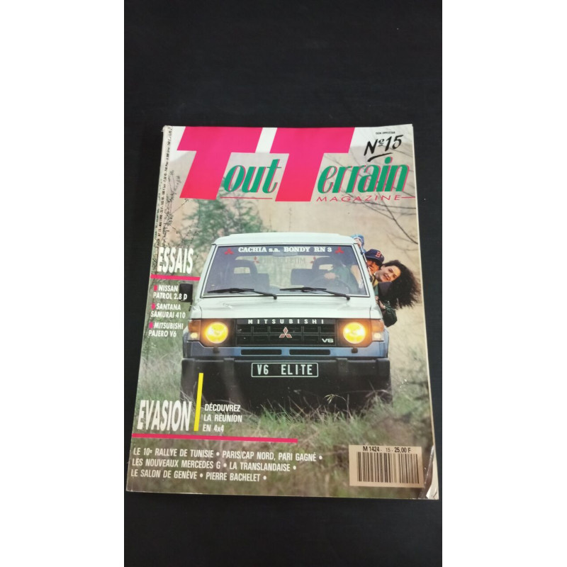 Tout Terrain Magazine Nº15 Mitsubishi Pajero V6 / Mai 1990