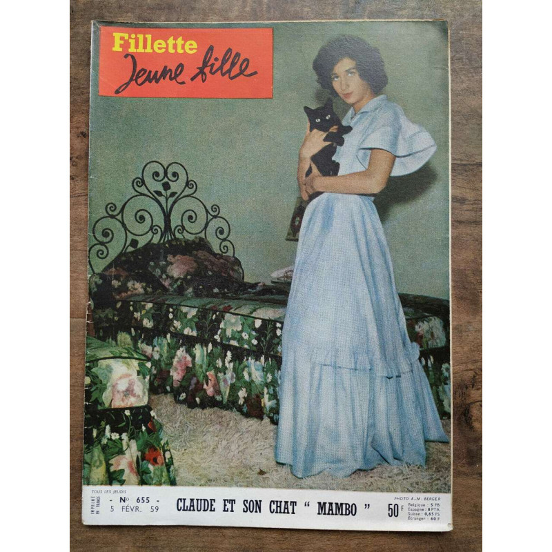 Fillette jeune fille n655 5 Février 1959