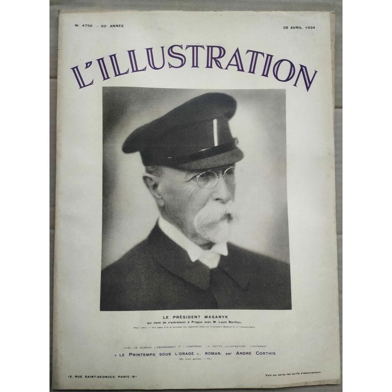 n4756 28 Avril 1934 La Petite Illustration n672 28 Avril 1934