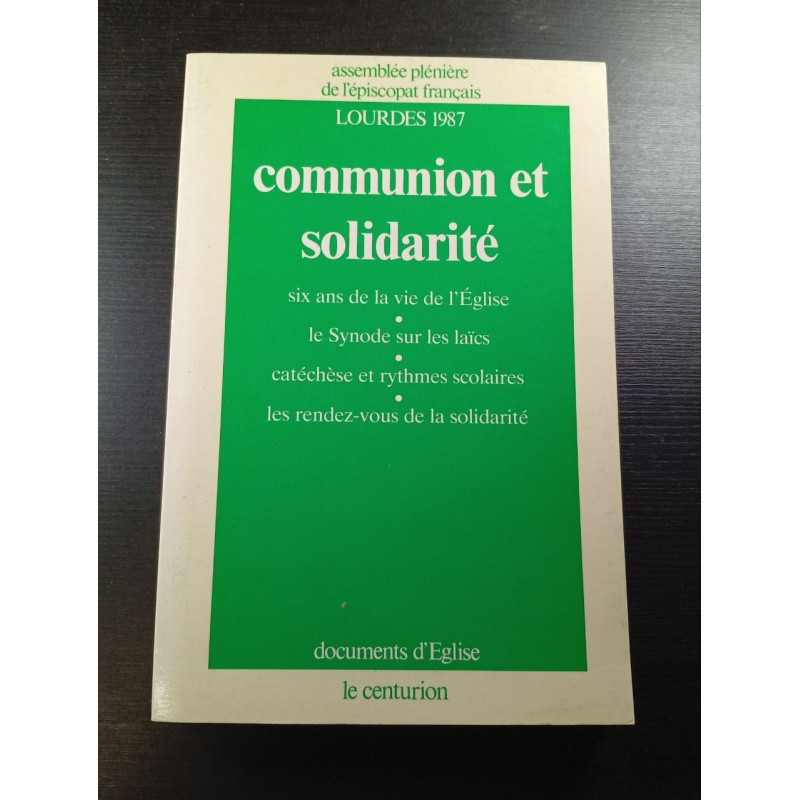 Communion et solidarité