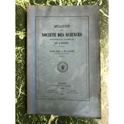 BULLETIN SOCIETE DES SCIENCES DE lyonne anné 45e volume