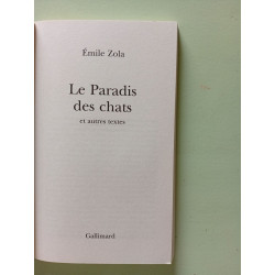 Le Paradis des chats et autres textes