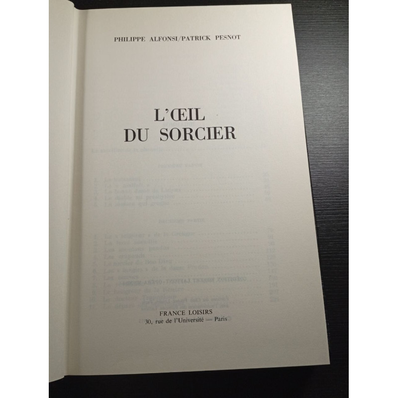 L'oeil du sorcier